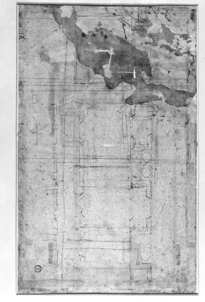 Architekturstudien von Michelangelo Buonarroti
